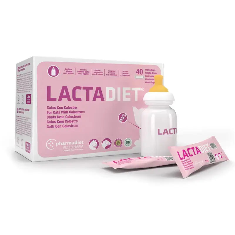 Pharmadiet Lactadiet Kissoille, annospussit, 300 g (40 x 7,5 g)