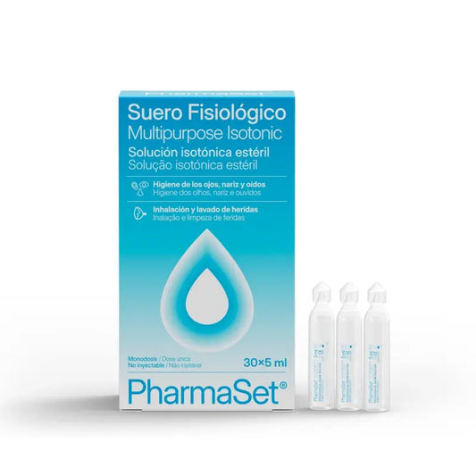 Pharmaset Fysiologinen suolaliuos, 30 yksittäispakkausta à 5 ml