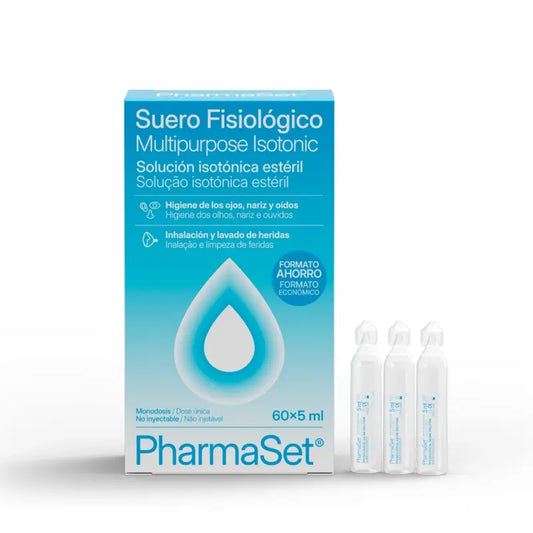 Pharmaset fysiologinen suolaliuos, 60 yksittäispakkausta à 5 ml
