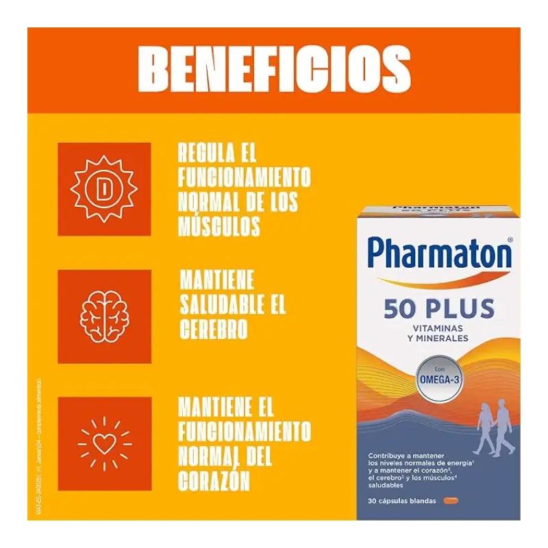 Pharmaton 50 Plus 30 kapselia