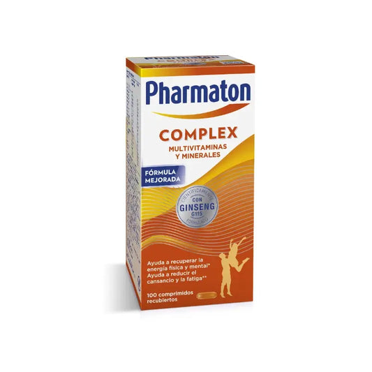 Pharmaton Complex -monivitamiinivalmiste, 100 tablettia