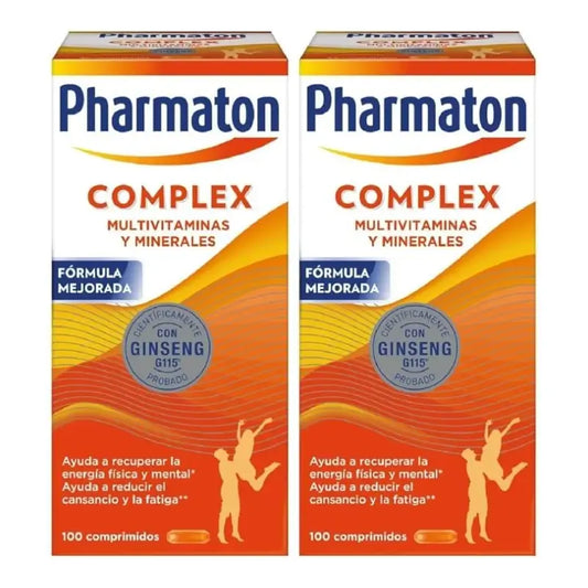 Pharmaton Complex -monivitamiinivalmiste, 200 tablettia