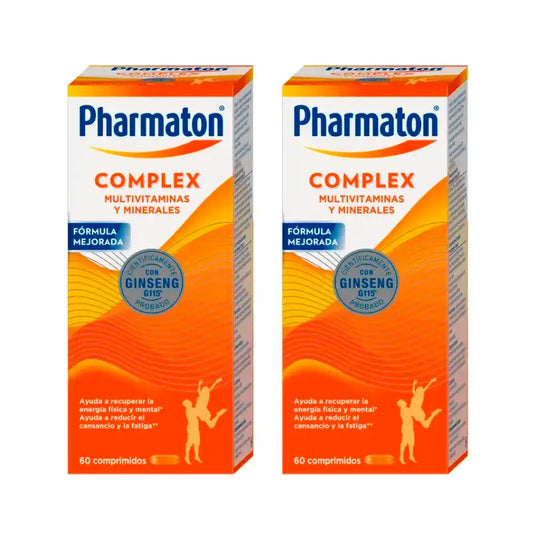 Pharmaton Complex -pakkaus, 2 x 60 kompakti-tablettia
