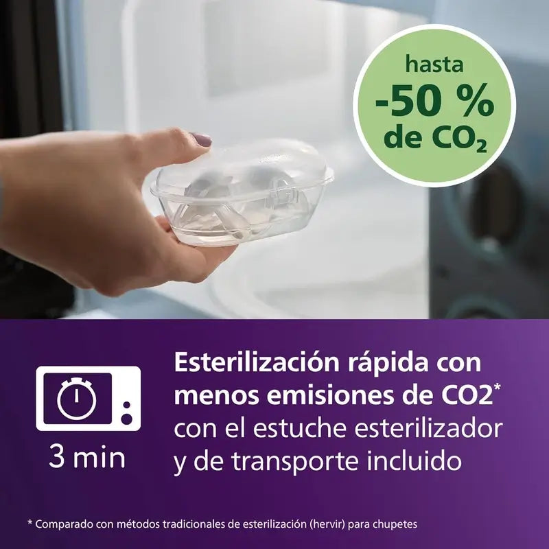 Philips Avent 2 erittäin pehmeää tuttia, 6–18 kk, tytöille