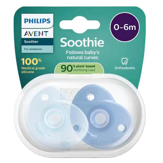 Philips Avent Soothie -rauhoittava 2 tuttia 0–6 kk pojalle