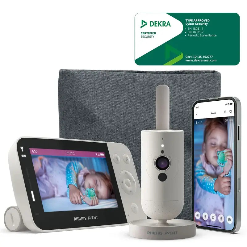 Philips Avent -videovauvamonitori, 2,7 tuuman näyttö, pimeänäkö, 1 kpl