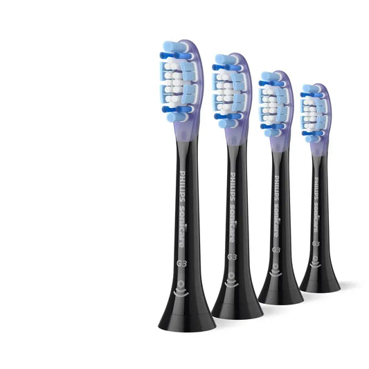Philips Sonicare Diamondclean -harjaspäät, musta, 3 kpl:n pakkaus 