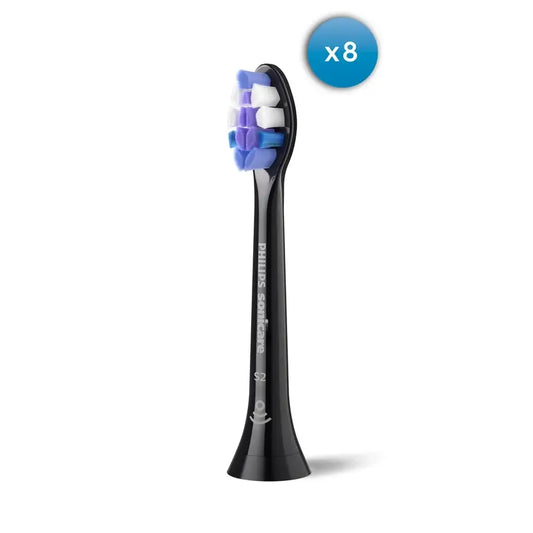 Philips Sonicare Proresults -harjaspäät, musta, 8 kpl:n pakkaus 