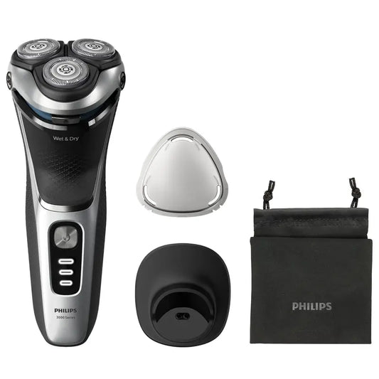 Philips Shaver Series 3000 Wet & Dry Comfortcut, 4D-leikkuupäät 