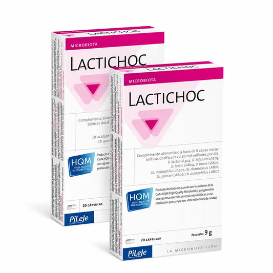 Pileje Lactichoc -pakkaus, 2 x 20 kapselia