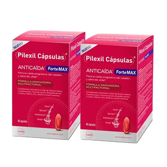 Pilexil Forte Max, 2 x 60 kapselin pakkaus