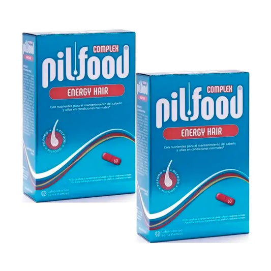 Pilfood Complex - ravintoaineet hiuksille ja kynsille, 2 x 60 tablettia sisältävä pakkaus