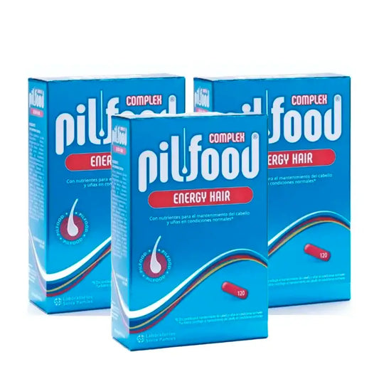 Pilfood Complex - ravintoaineet hiuksille ja kynsille, pakkaus 3 x 120 tablettia