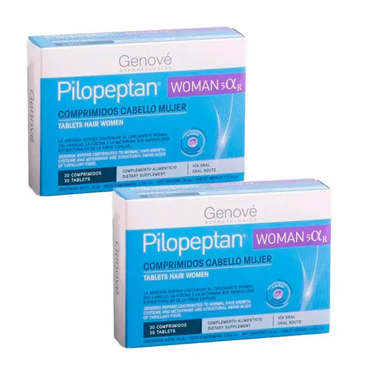 Pilopeptan Woman -hiustenhoito naisille, 2 x 30 tablettia sisältävä pakkaus