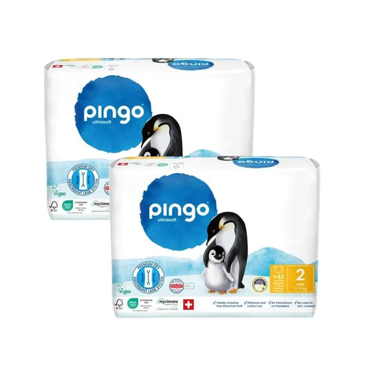 Pingo-ekologiset vaipat, koko 2 (3–6 kg), 2 x 42 kpl