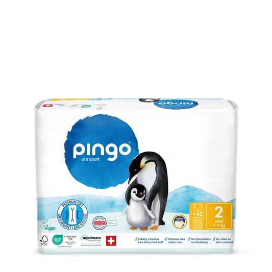 Pingo-ekologiset vaipat, koko 2 (3–6 kg), 42 kpl
