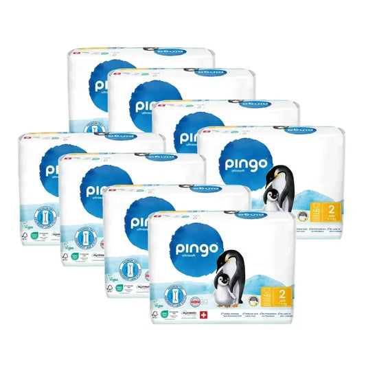 Pingo-ekologiset vaipat, koko 2 (3–6 kg), 8 x 42 kpl