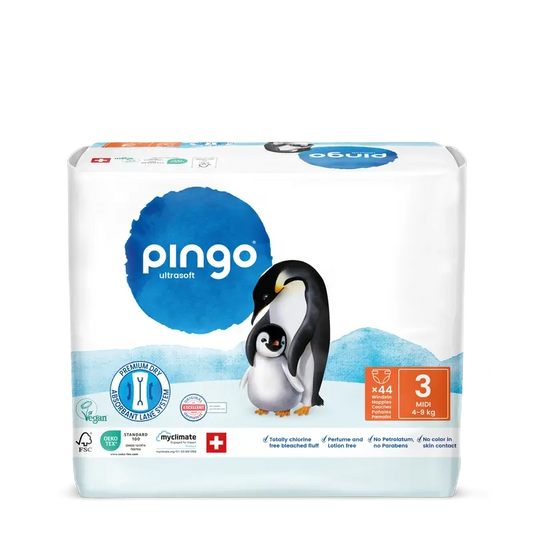 Pingo-ekologiset vaipat, koko 3 (4–9 kg), 44 kpl