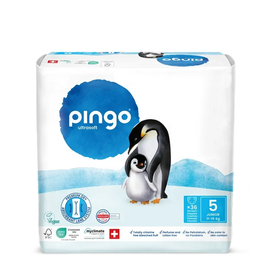 Pingo-ekologiset vaipat, koko 5 (11–16 kg), 36 kpl