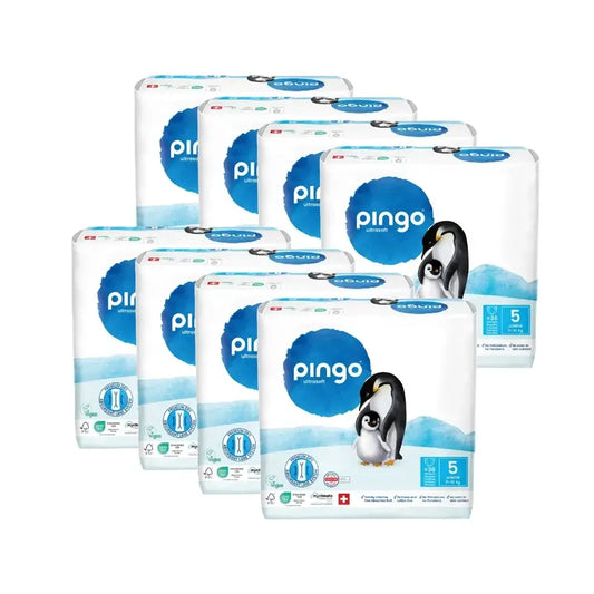 Pingo-ekologiset vaipat, koko 5 (11–16 kg), 8 x 36 kpl