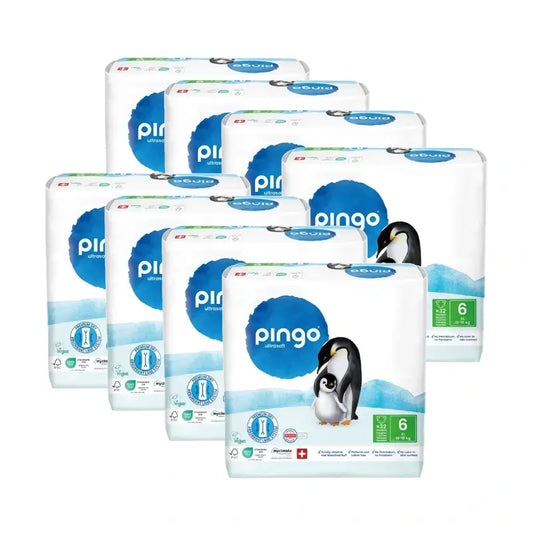 Pingo-ekologiset vaipat, koko 6 (13–18 kg), 8 x 32 kpl