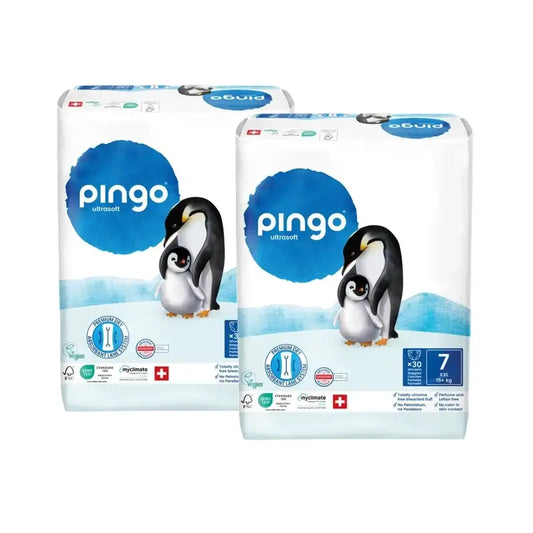 Pingo-ekologiset vaipat, koko 7 (+15 kg), 2 x 30 kpl
