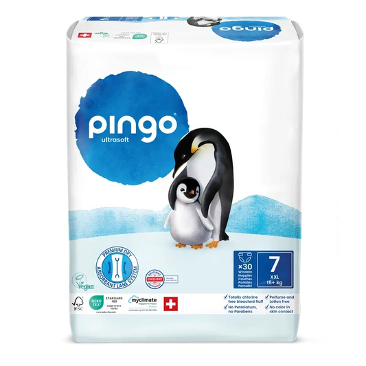 Pingo-ekologiset vaipat, koko 7 (+15 kg), 30 kpl