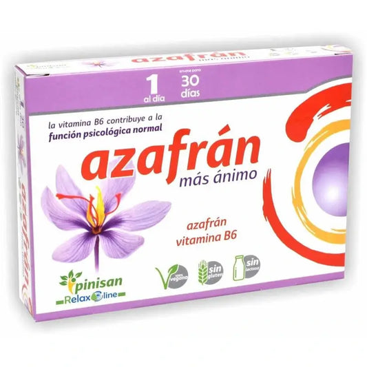 Pinisan Azafran Mas Animo, 30 kapselia   