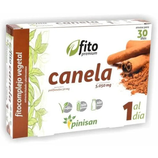 Pinisan Fitopremium Kaneli, 30 kapselia 