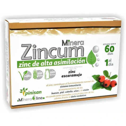 Pinisan Mineraline Zincum 60 kapselia 
