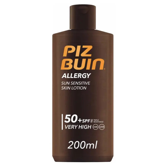 Piz Buin Allergy vartalolle tarkoitettu aurinkovoide SPF50, 200 ml