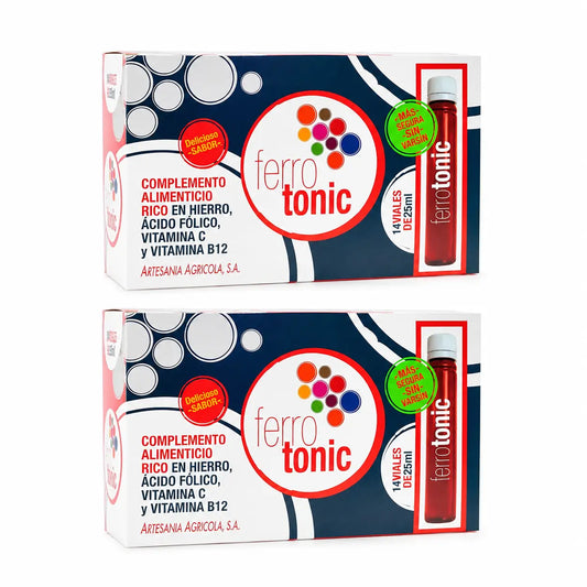 Plantis Ferrotonic Rauta 14 ampullia à 25 ml, 2 pakkausta