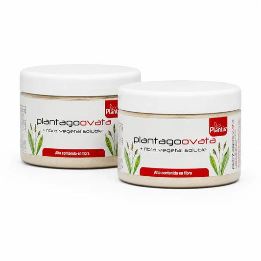 Plantis Plantago Ovata purkissa, 180 g, 2 kpl:n pakkaus