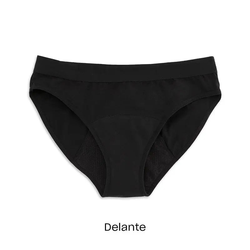 Platanomelon Kiwitas Classic Sporty Menstrual Panties Black / S