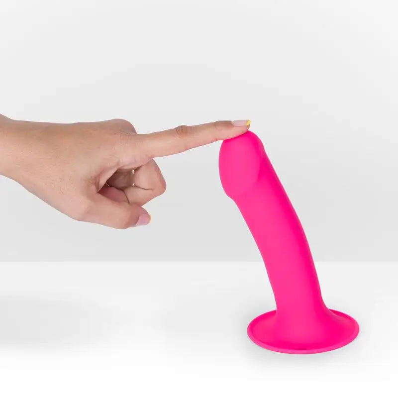 Platanomelón-anaalidildo, jossa on imukuppi 