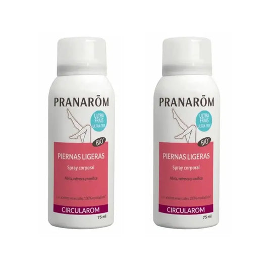 Pranarôm Circularom -vartalospray ”Kevyet jalat”, 2 x 75 ml 
