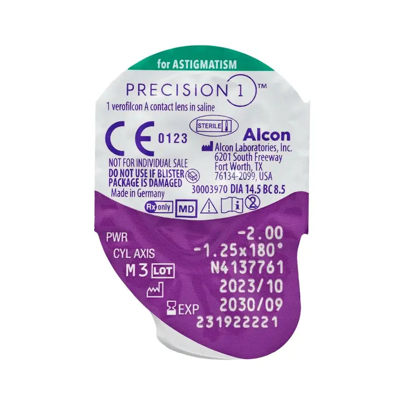 Precision1 Toriset päivittäiskäyttöiset piilolinssit, 90 kpl