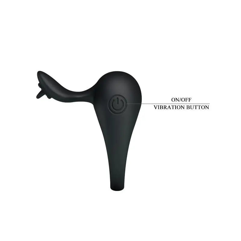 Prettylove Tonguo -vibro-sormus, musta