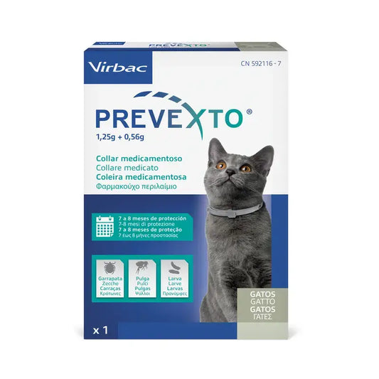 Prevexto-loislääkekahle kissille, 38 cm