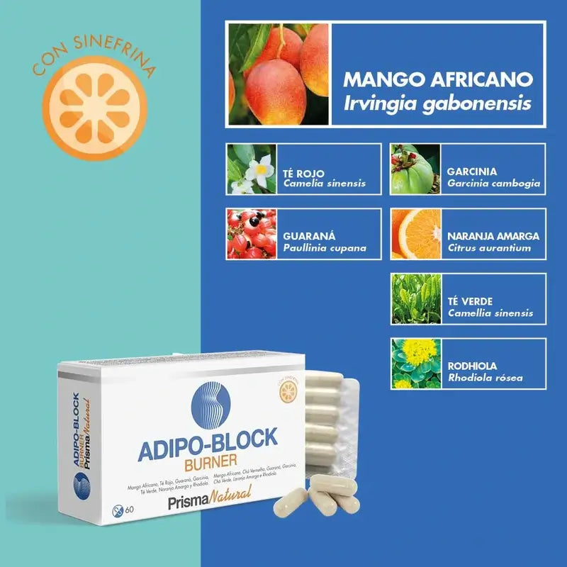 Prisma Natural Adipo Block Burner, 60 kapselia