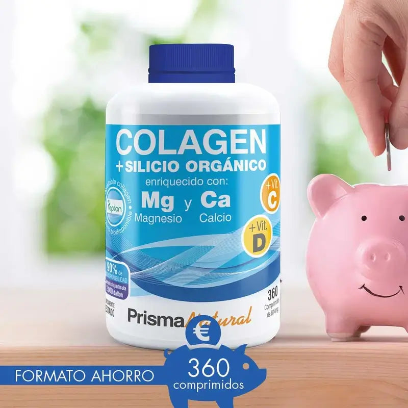 Prisma Natural: Peptan-merikollageeni + orgaaninen pii, 360 tablettia