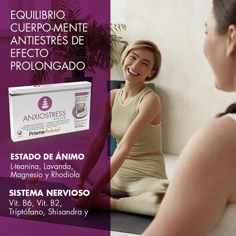 Prisma Natural Anxio-Stress Bicapa, 15 tablettia