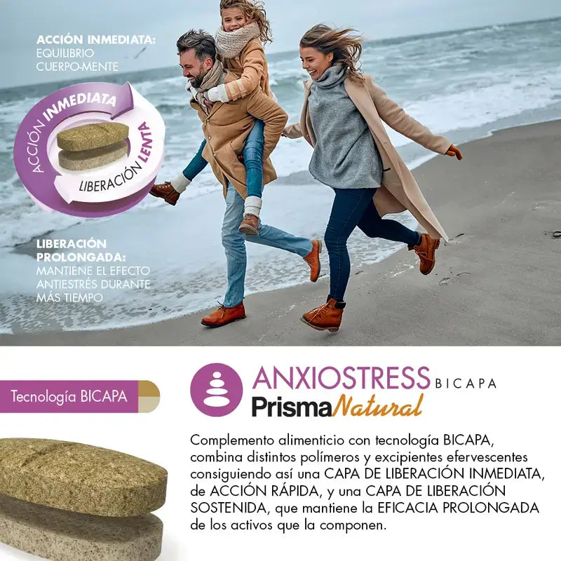 Prisma Natural Anxio-Stress Bicapa, 15 tablettia
