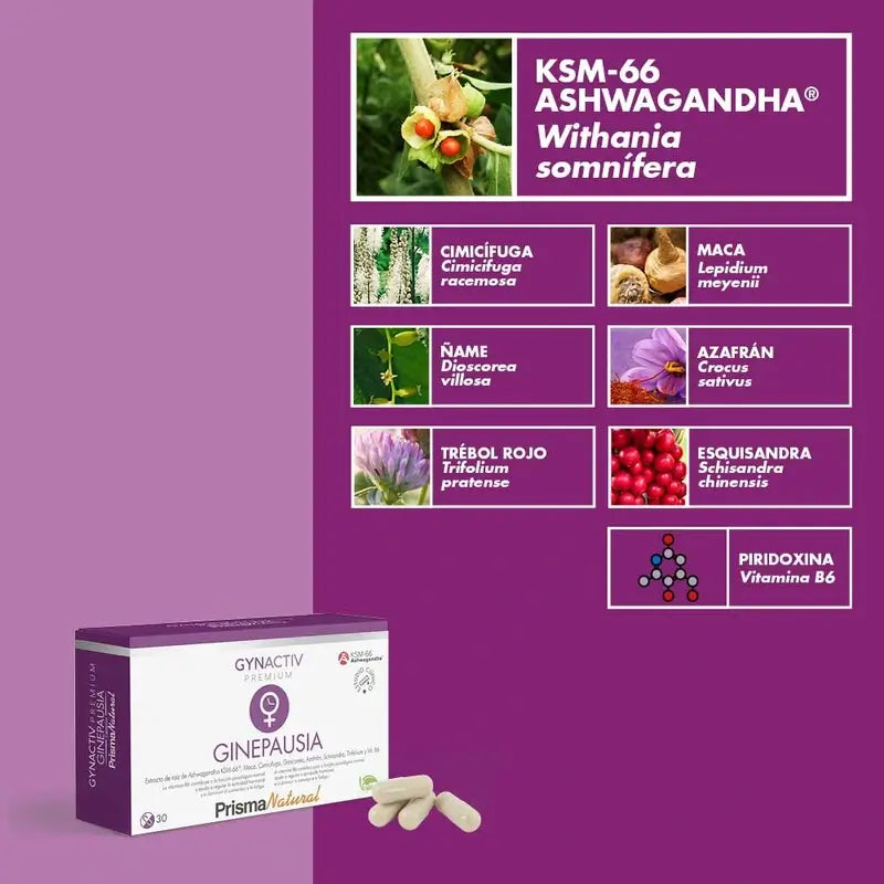 Prisma Premium Gynactiv Ginepausia, 30 kapselia