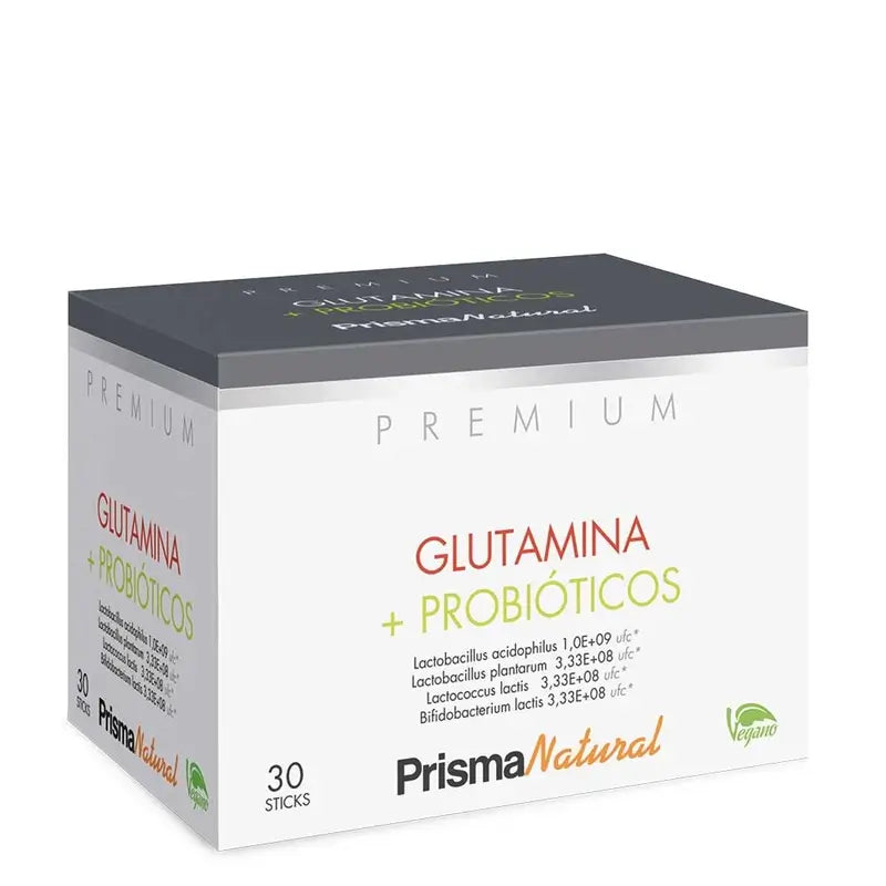 Prisma Premium Glutamine + Probiotics, 30 Sticks