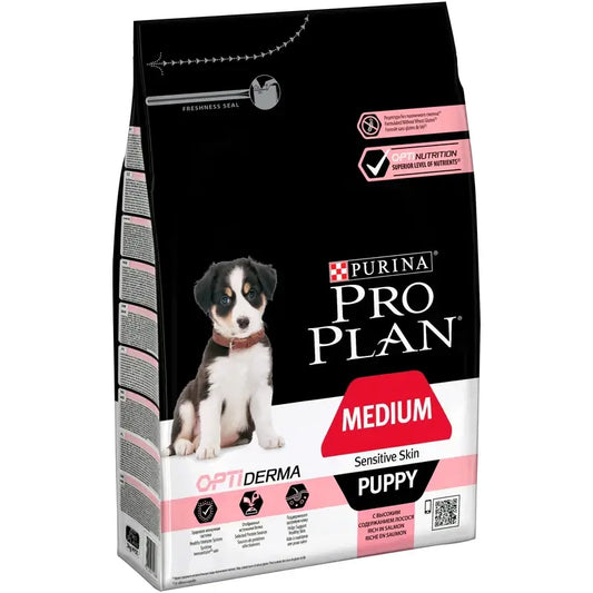 Pro Plan Canine Puppy Medium Derma 3 kg, koiranruoka