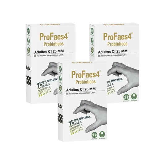 Profaes4 Probiootit aikuisille, 25 mm, pakkaus 3 x 30 tablettia