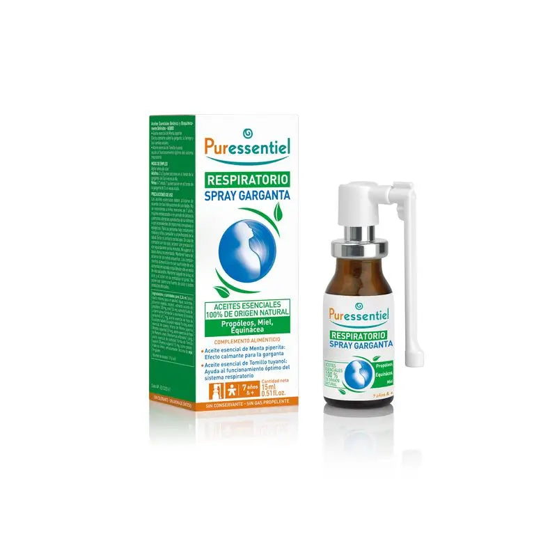 Puressentiel Resp'Ok-kurkkusuihke, 15 ml