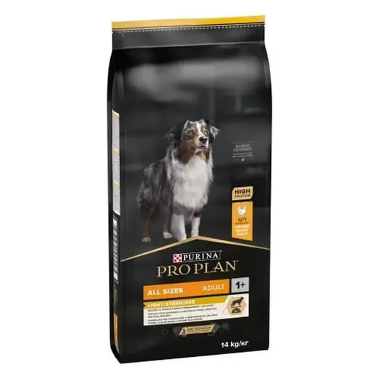 Purina Pro Plan Canine Adult Sterilized Light 14 kg, koiranruoka
