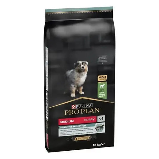 Purina Pro Plan Canine Puppy Medium Digest Lamb 12 kg, koiranruoka